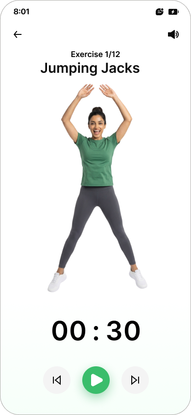 Jumping Jacks exercise